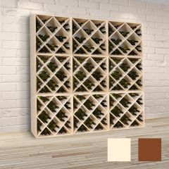 Weinregal Modul RAUTEN 60 cm - Modular und stapelbar