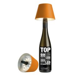 LED-Flaschenaufsteckleuchte "Top 2.0"akkubetrieben, orange