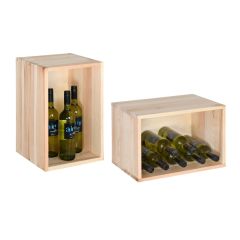 Weinkisten/Weinregal VENETO aus Kiefern-Holz