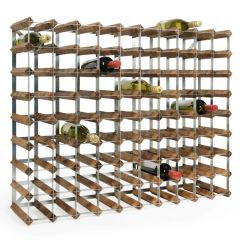 Weinregal TREND für 90 Fl., dunkelbraun gebeizt, T 22,8 cm