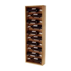 Wand-Weinregal VALENCIA, braun