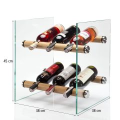 Weinregal CRYSTAL - mittel