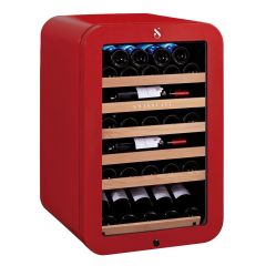Einzonen-Weinkühlschrank WL120F, 83cm, 40 Flaschen, Rot