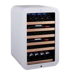 Einzonen-Weinkühlschrank WL120F, 83cm, 40 Flaschen, Weiß