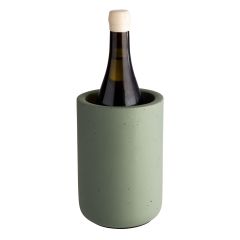 Flaschenkühler ELEMENT aus Beton, grün
