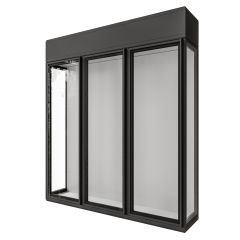 Vitrus Glas-Kabinett, B 158 cm, 3 Türen