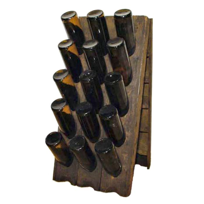 Rüttelpult SEINE für 30 Flaschen aus Eichen-Holz