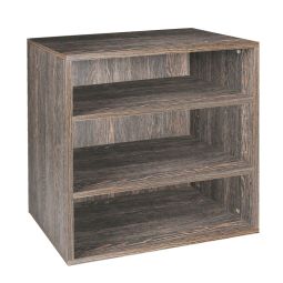 Regalmodul T 55 cm mit 2 Fachböden, Wenge