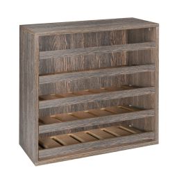 Regalmodul mit Flaschenauszug, Wenge