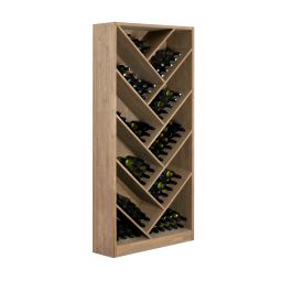 Weinregal PRESTIGE 11.2, Eichen-Holz braun gebeizt