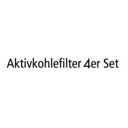 Aktivkohlefilter 4er-Set