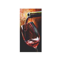 Bild ROTWEIN II, hochformatig klein, 60 x 30 cm