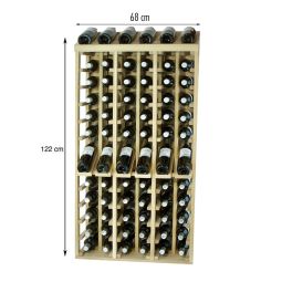Weinregal PROVINALIA aus Eichen Holz, Modell 7