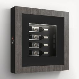 Klimatisiertes Wand-Weinregal für 4 Flaschen, Modell 6