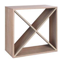 Weinregal 60 cm, Modul X-CUBE, Eiche natur